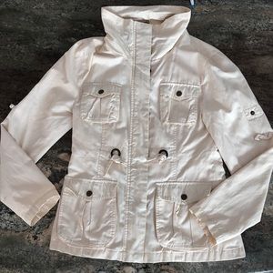 Cream colored light jacket